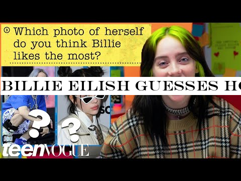 Billie Eilish Guesses How 4,669 Fans Responded to a Survey About Her | Teen Vogue