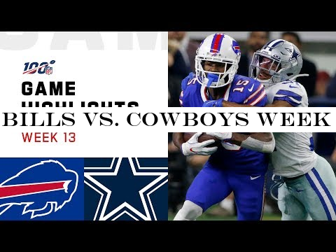 Bills vs. Cowboys Week 13 Highlights | NFL 2019