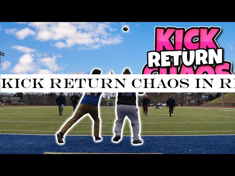 KICK RETURN CHAOS IN REAL LIFE!! (Huge Touchdowns!)