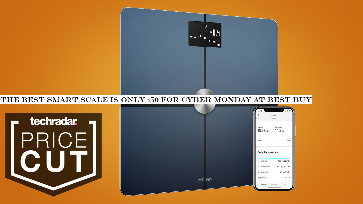 The best smart scale is only $50 for Cyber Monday at Best Buy