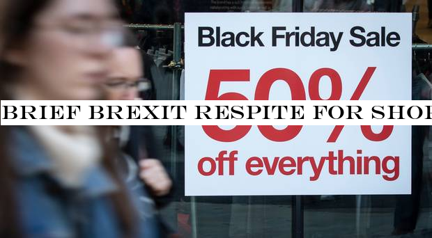 Brief Brexit respite for shoppers as focus turns to Christmas, index finds