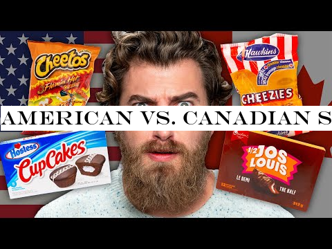 American vs. Canadian Snacks Taste Test