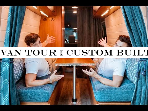 VAN TOUR | Custom Built For Twins To Live In