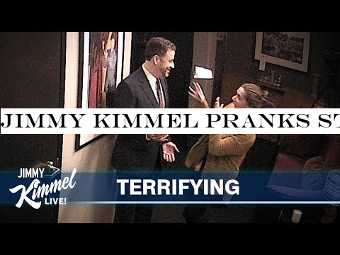 Jimmy Kimmel Pranks Staff with His Wax Figure