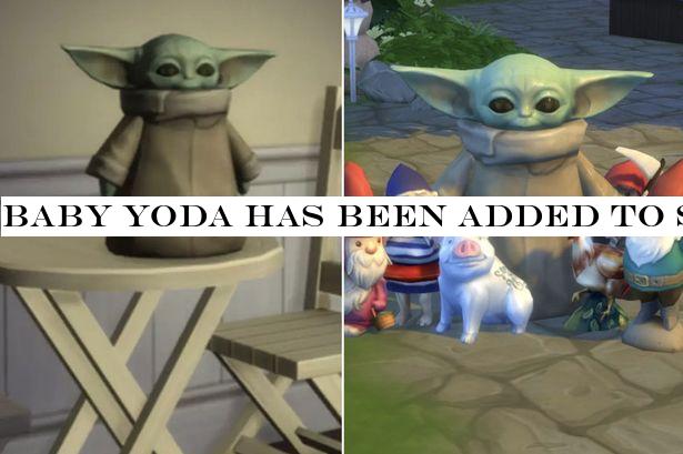 Baby Yoda has been added to Sims 4 - and players are absolutely loving it