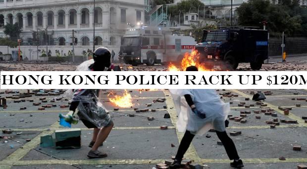 Hong Kong police rack up $120m overtime bill