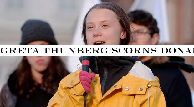 Greta Thunberg scorns Donald Trump's 'chill' tweet