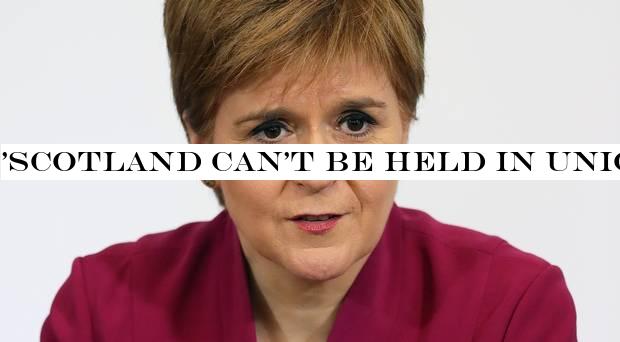 'Scotland can't be held in Union against its will' - Sturgeon