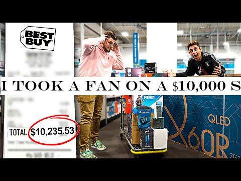 I Took a FAN on a $10,000 SHOPPING SPREE!! **insane**