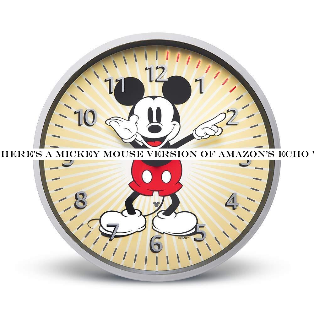 Herea Mickey Mouse version of AmazonEcho Wall Clock