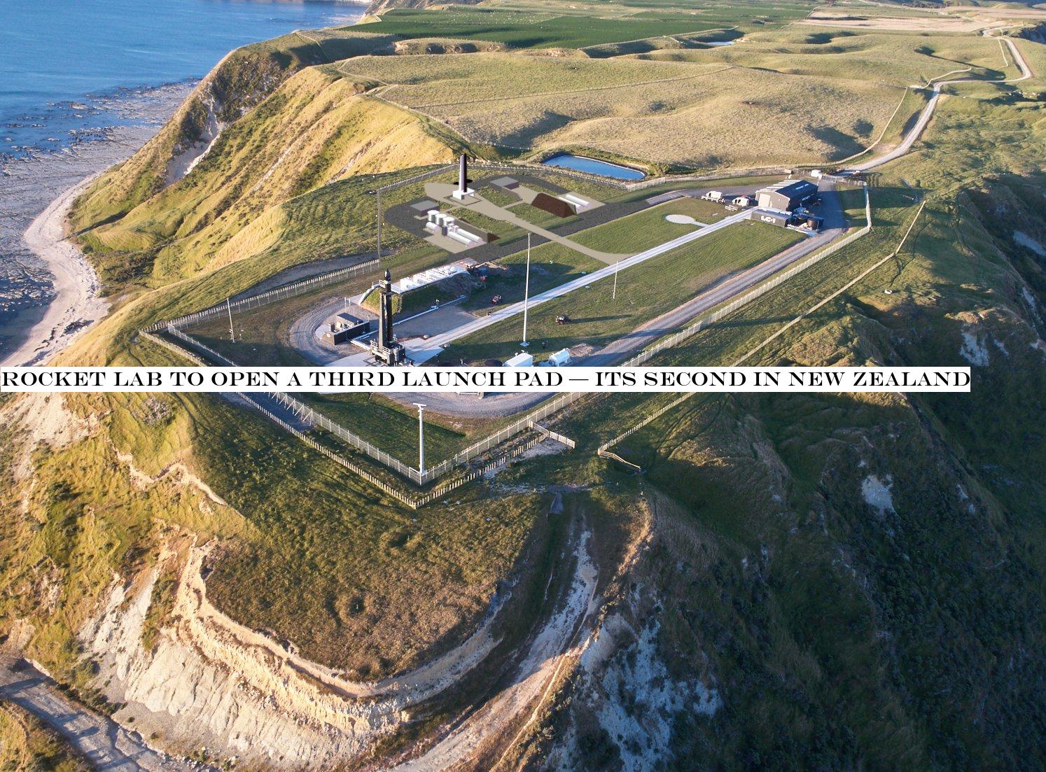 Rocket Lab to open a third launch pad — its second in New Zealand