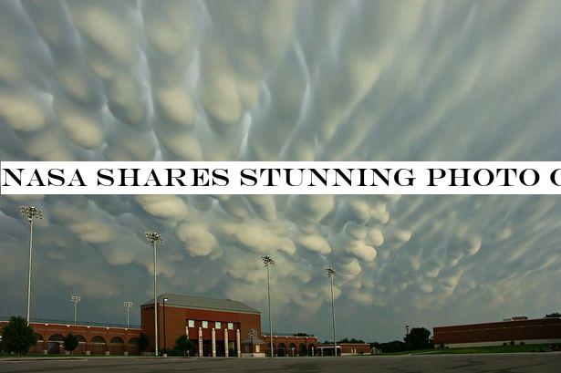 NASA shares stunning photo of mysterious bubble-like clouds over Nebraska