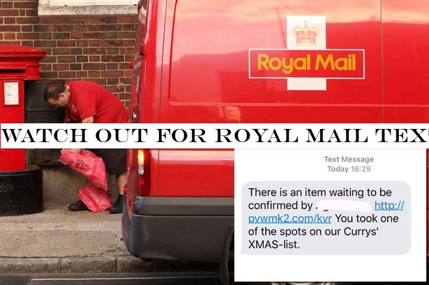 Watch out for Royal Mail text scam claiming you've won a prize this Christmas