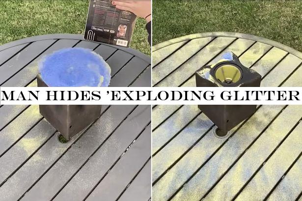 Man hides 'exploding glitter stink bomb' in fake Amazon package to catch thieves