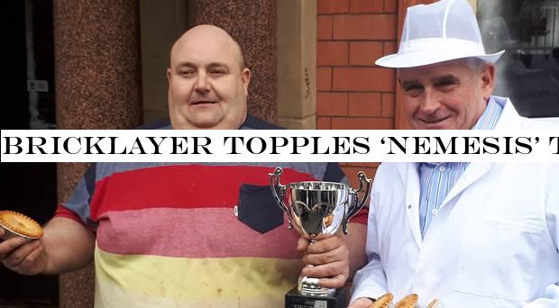 Bricklayer topples ‘nemesis& to become new World Pie Eating Champion