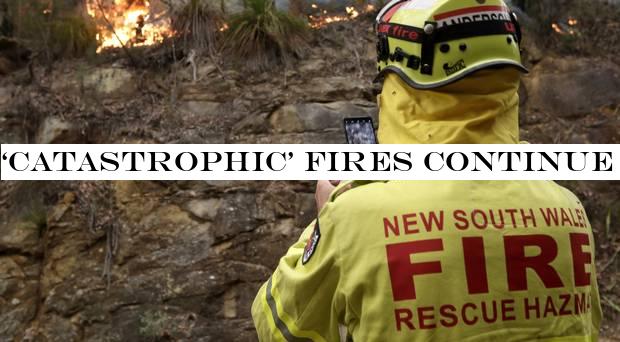 ‘Catastrophic& fires continue to savage Australia