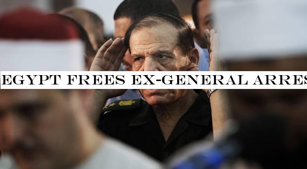 Egypt frees ex-general arrested after challenging president