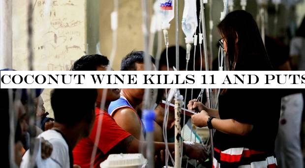 Coconut wine kills 11 and puts 300 more in hospital