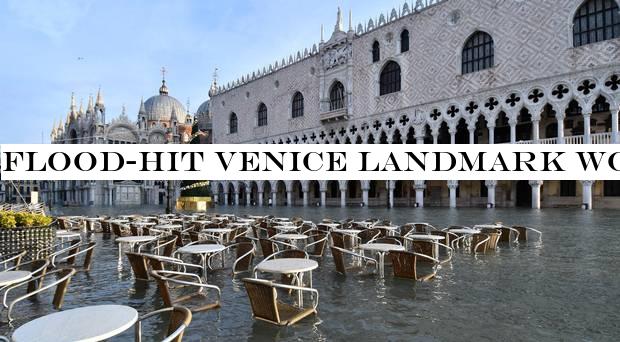 Flood-hit Venice landmark works to preserve historic features