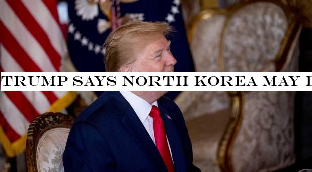 Trump says North Korea may be planning ‘nice Christmas gift&