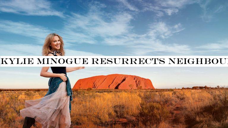 Kylie Minogue stars in an advert for Tourism Australia