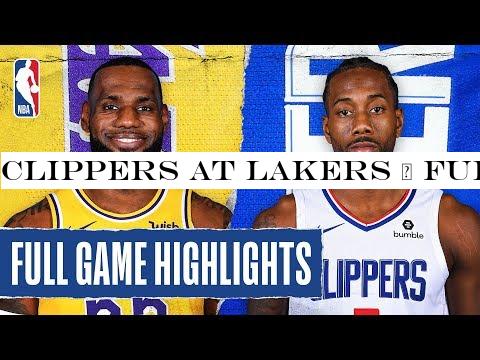 CLIPPERS at LAKERS | FULL GAME HIGHLIGHTS | December 25, 2019