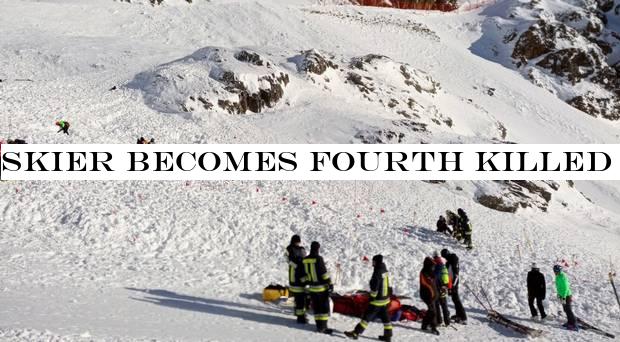 Skier becomes fourth killed in Italian avalanches in 24 hours