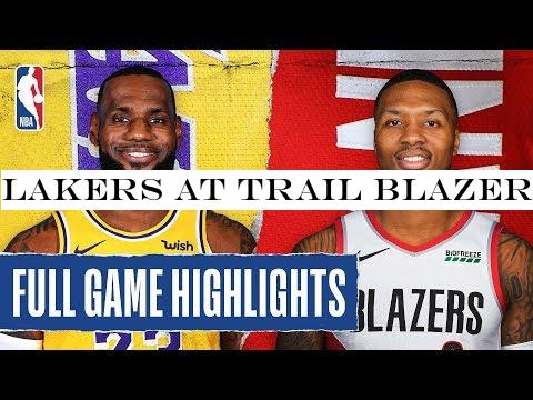 LAKERS at TRAIL BLAZERS | FULL GAME HIGHLIGHTS | December 28, 2019