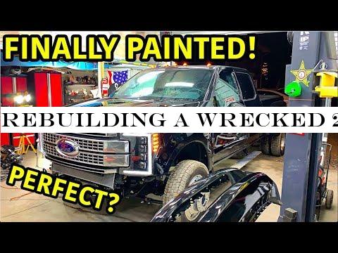 Rebuilding A Wrecked 2019 Ford F-450 Platinum Part 9