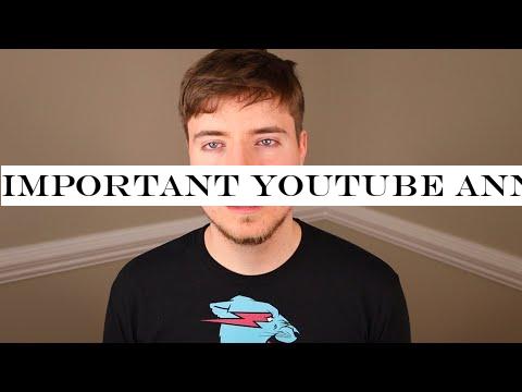 Important Youtube Announcement (please watch)