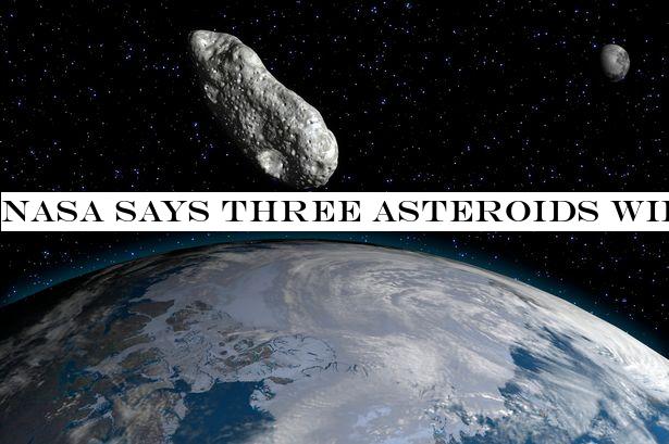 NASA says three asteroids will zip past Earth tonight - including one the size of Big Ben