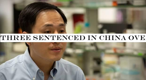 Three sentenced in China over genetically edited babies