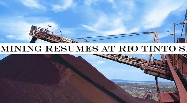 Mining resumes at Rio Tinto site where staff member was shot