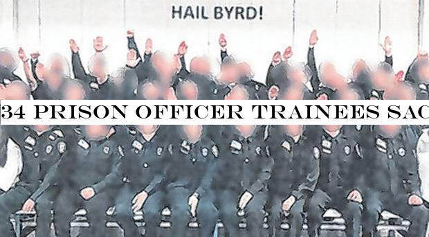 34 prison officer trainees sacked over Nazi salute in class photo