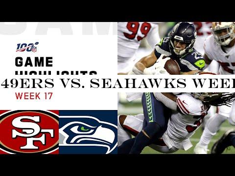 49ers vs. Seahawks Week 17 Highlights | NFL 2019