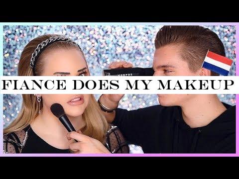 FIANCE DOES MY MAKEUP IN DUTCH!!! | NikkieTutorials