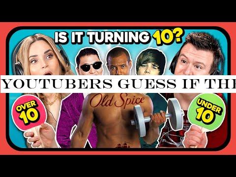 YouTubers Guess If These 10 Things Turning 10 In 2020