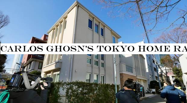 Carlos GhosnTokyo home raided by Japanese prosecutors