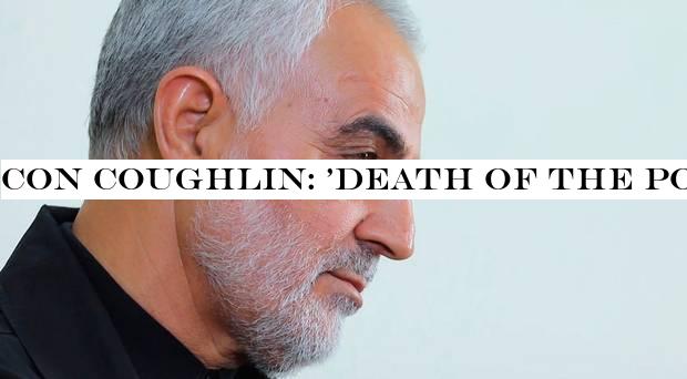 Con Coughlin: 'Death of the poster boy of the revolution tells Tehran it can no longer threaten US'