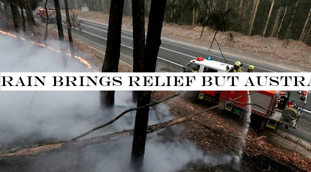 Rain brings relief but Australian fires not over yet