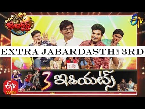 Extra Jabardasth| 3rd January 2020 | Full Episode | Sudheer,Bhaskar| ETV Telugu