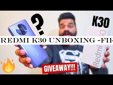 Redmi K30 Unboxing -First Look - Best Mid Range Smartphone??? GIVEAWAY-#128293;-#128293;-#128293;