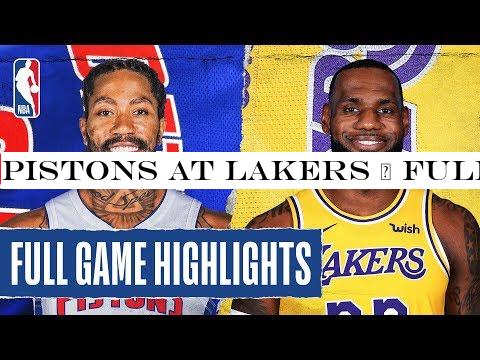 PISTONS at LAKERS | FULL GAME HIGHLIGHTS | January 5, 2020