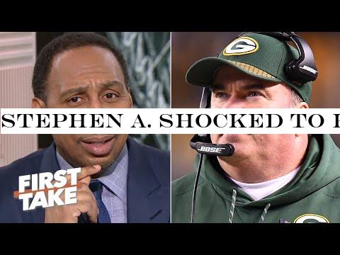 Stephen A. shocked to hear of Cowboys hiring Mike McCarthy live on air | First Take