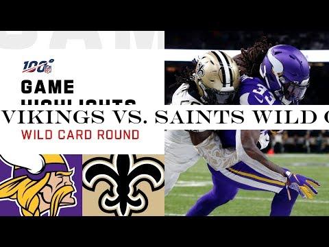 Vikings vs. Saints Wild Card Round Highlights | NFL 2019 Playoffs