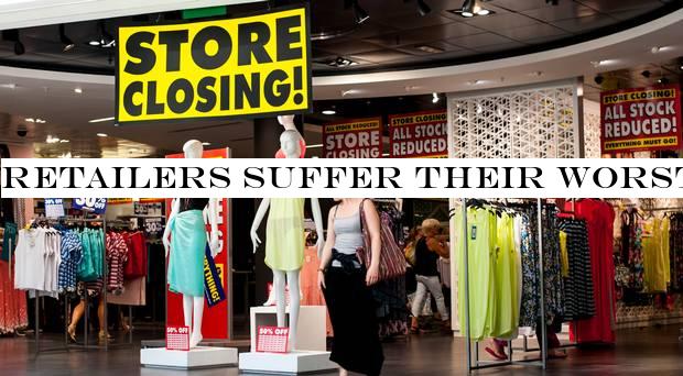 Retailers suffer their worst year on record