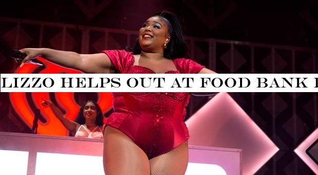 Lizzo helps out at food bank for wildfire relief during Australian tour