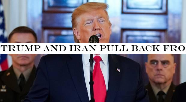 Trump and Iran pull back from war after missile attack