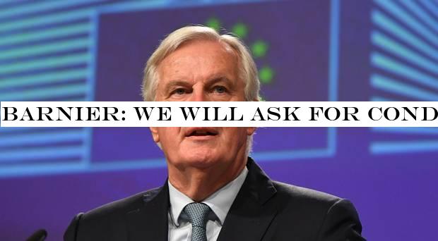 Barnier: We will ask for conditions on state aid policy in UK