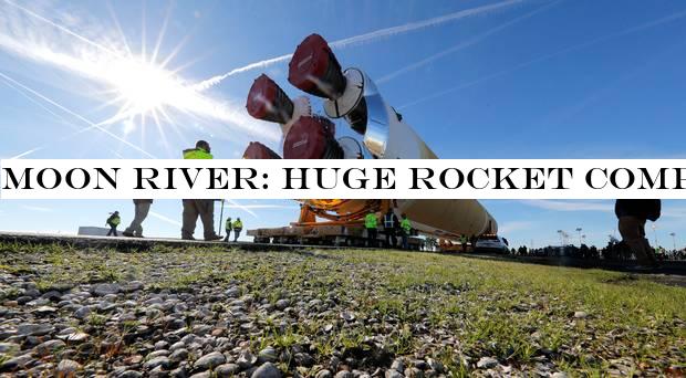 Moon river: Huge rocket component ferried on Mississippi